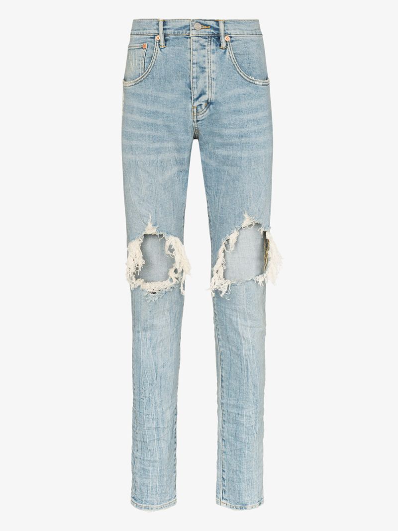 P002 Blowout Tapered Jeans