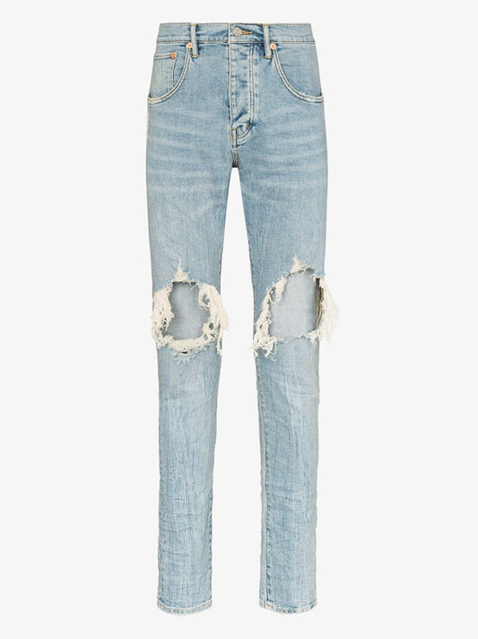 P002 Blowout Tapered Jeans
