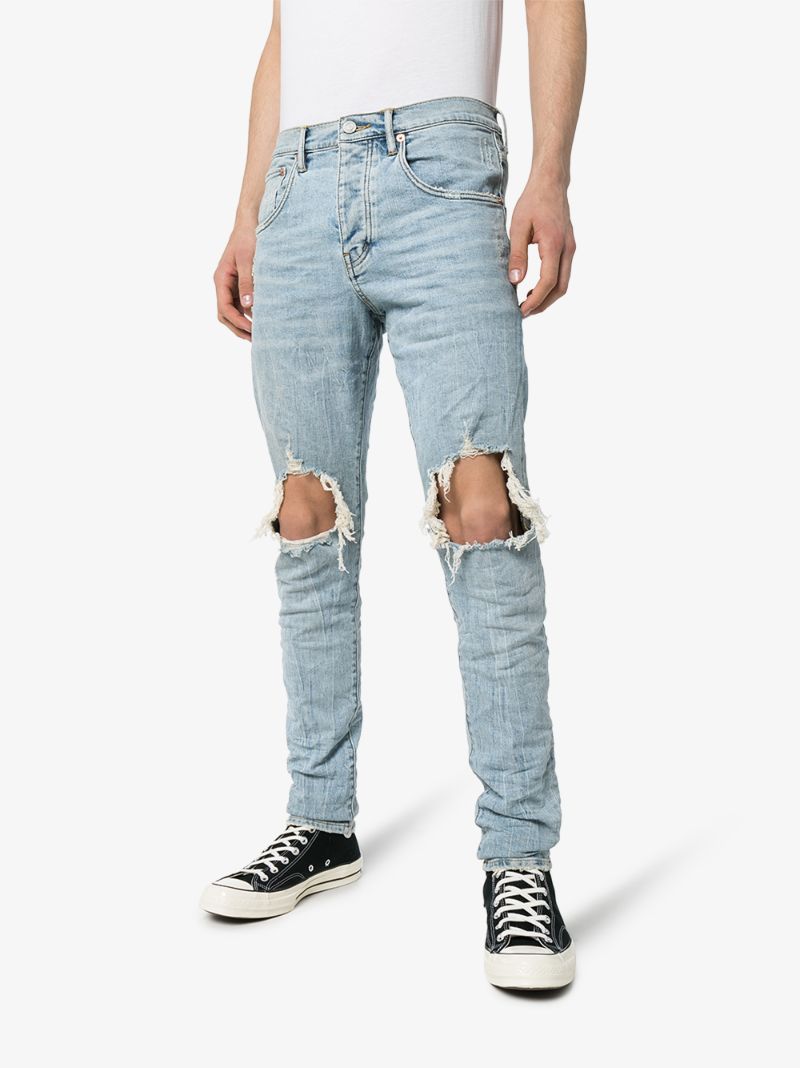 P002 Blowout Tapered Jeans