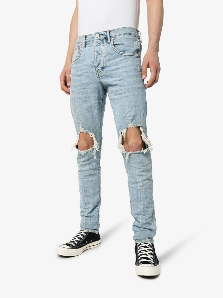 P002 Blowout Tapered Jeans