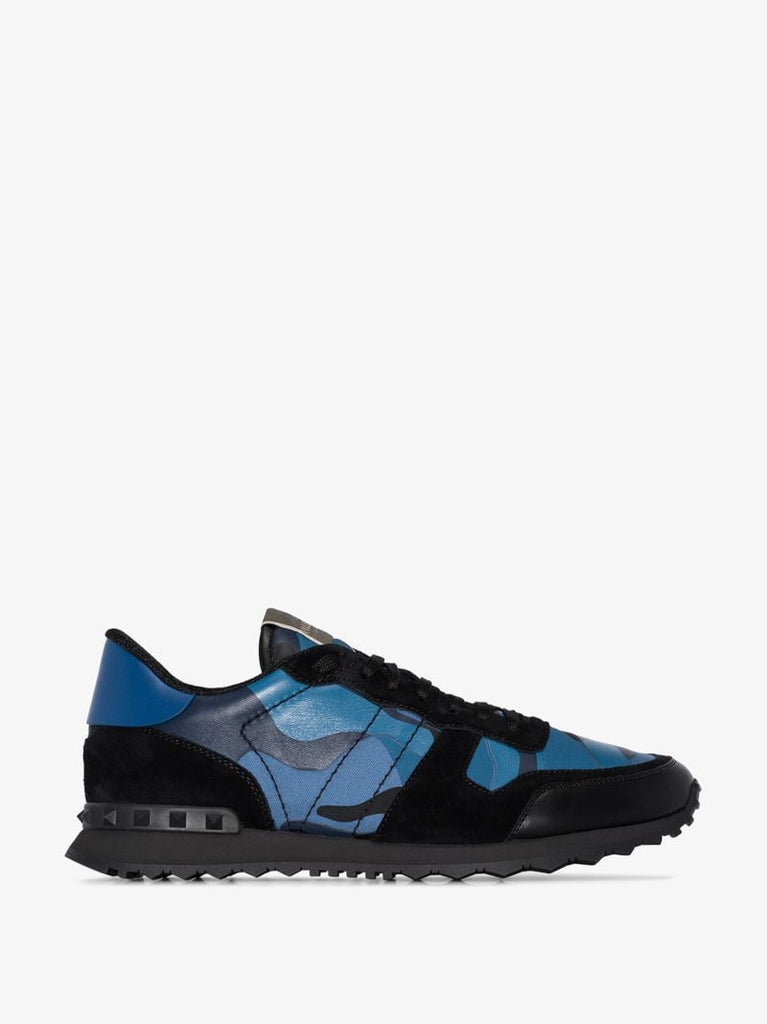 Black Rockrunner Camouflage Sneakers