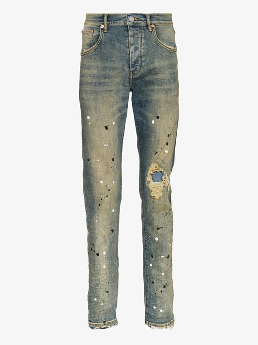 Paint Splatter Jeans