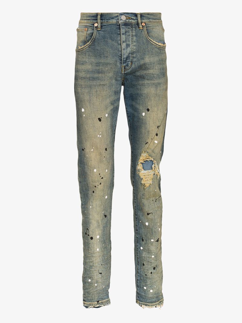 paint splatter jeans