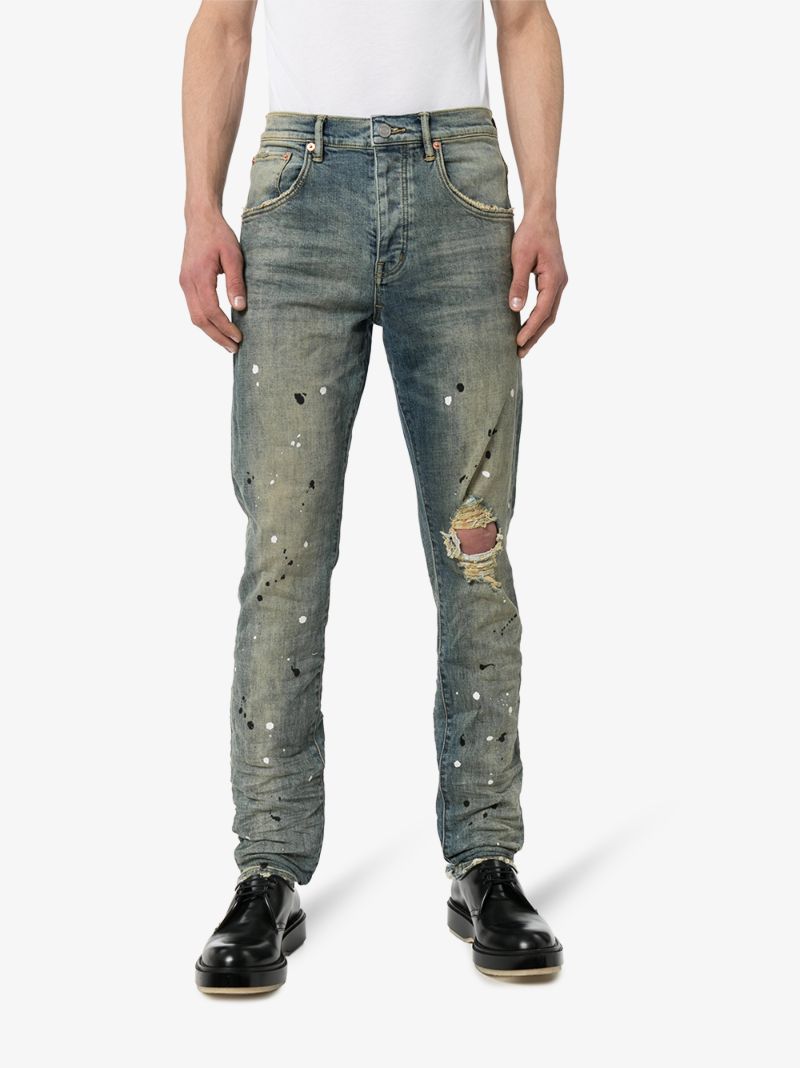 Paint Splatter Jeans