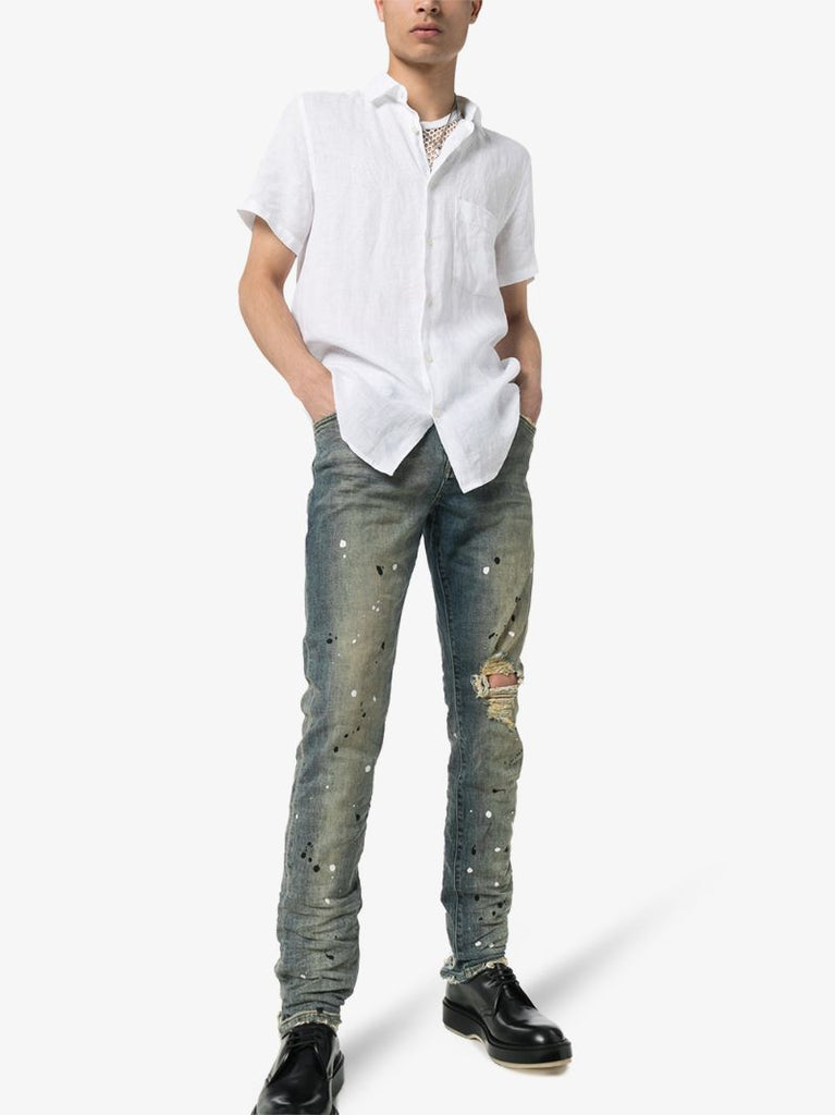 Paint Splatter Jeans