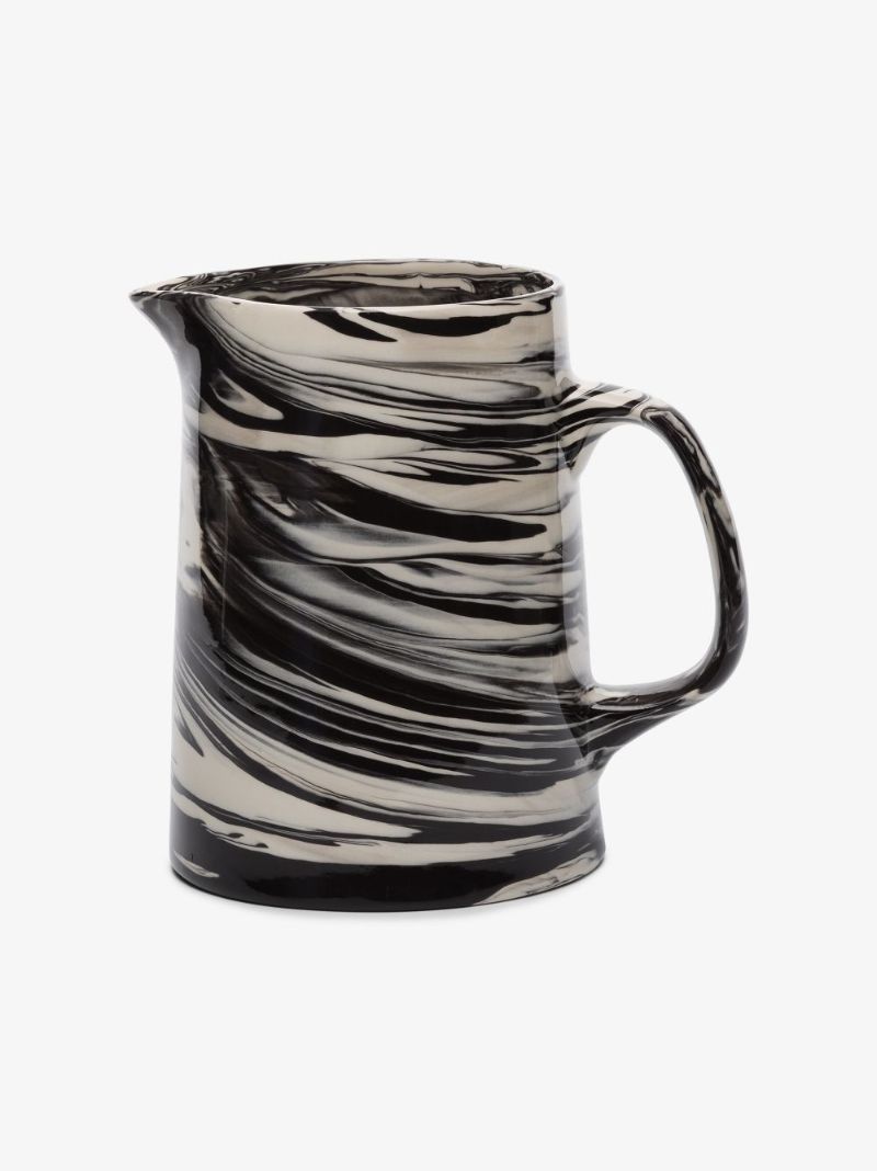 Black Marbled Jug