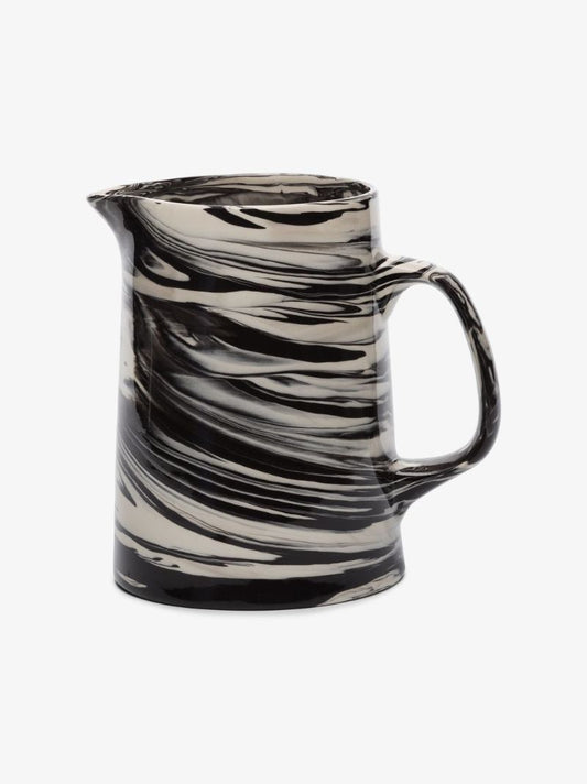 Black Marbled Jug
