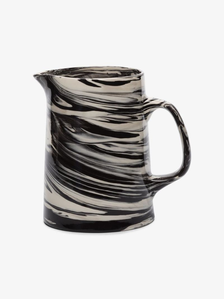 Black Marbled Jug