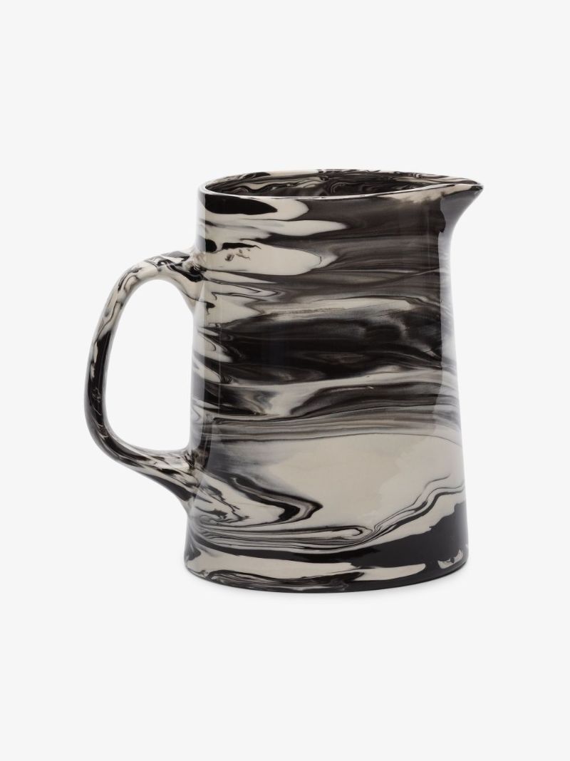 Black Marbled Jug