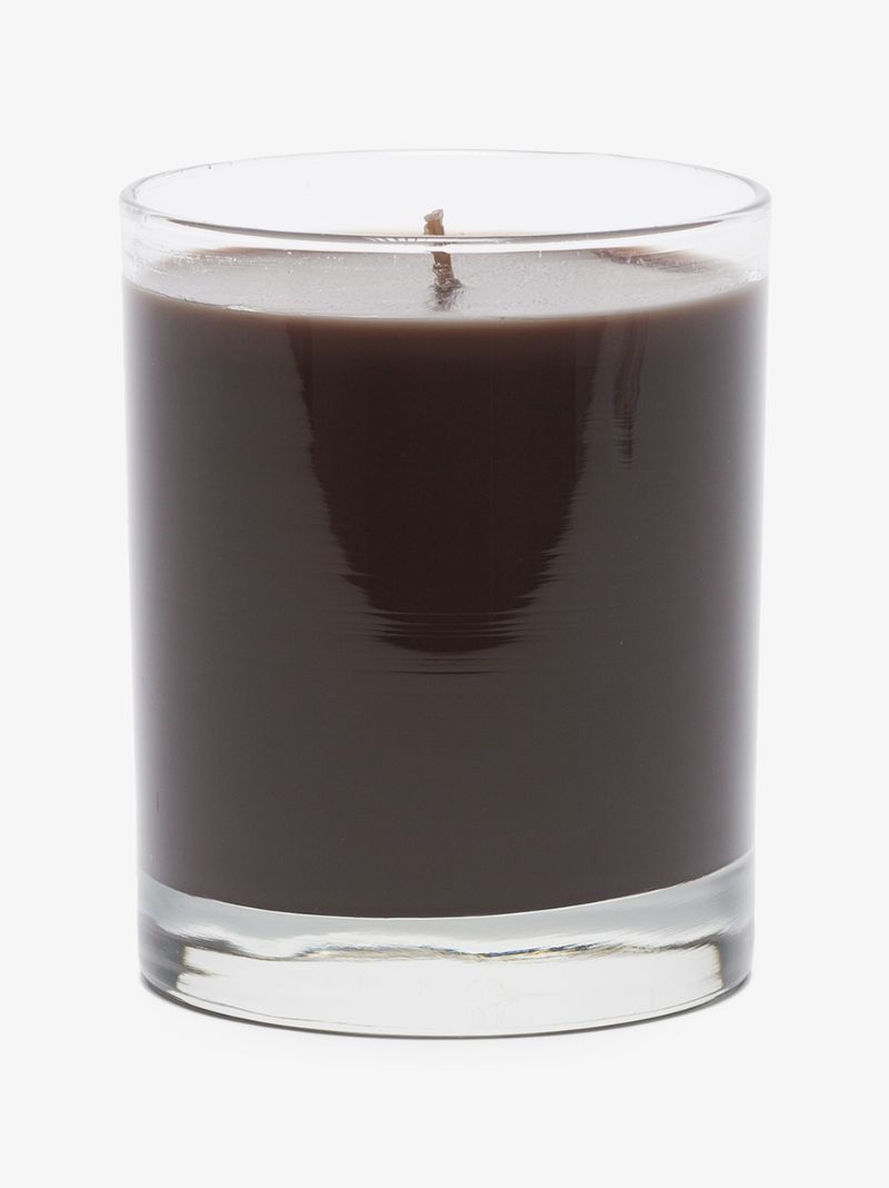 Brown Leather Natural Wax Candle