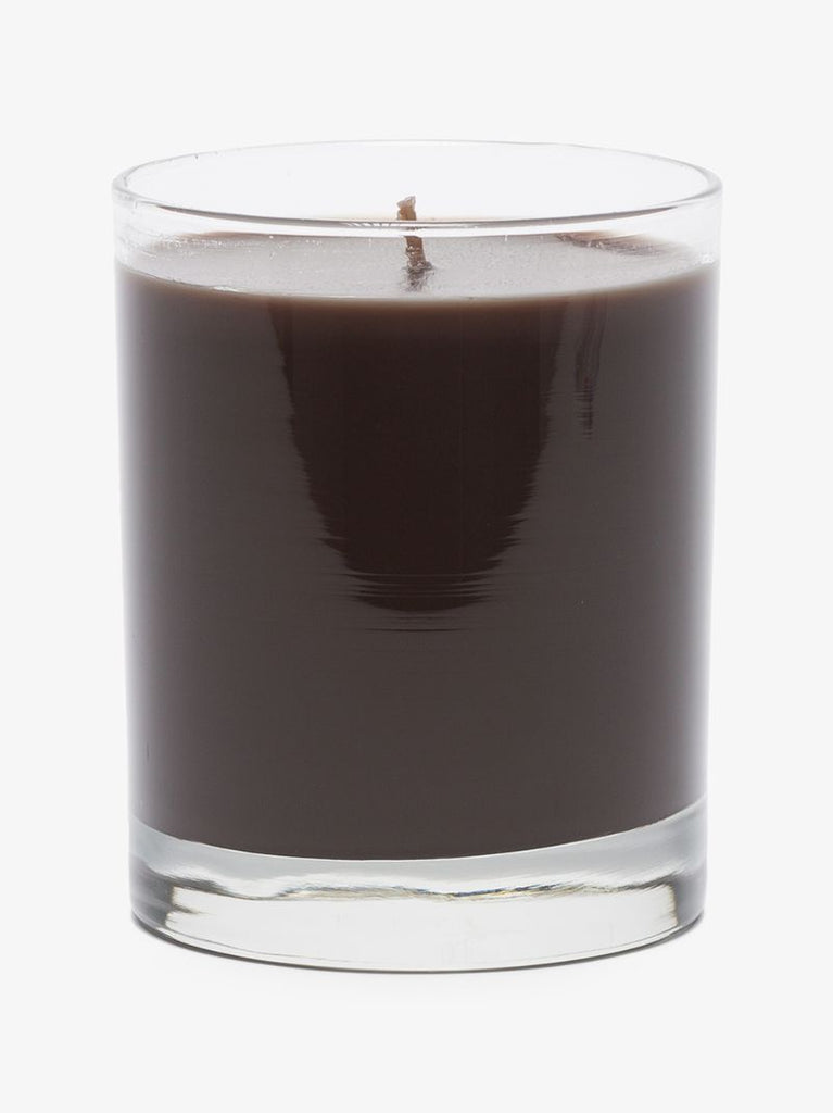 Brown Leather Natural Wax Candle