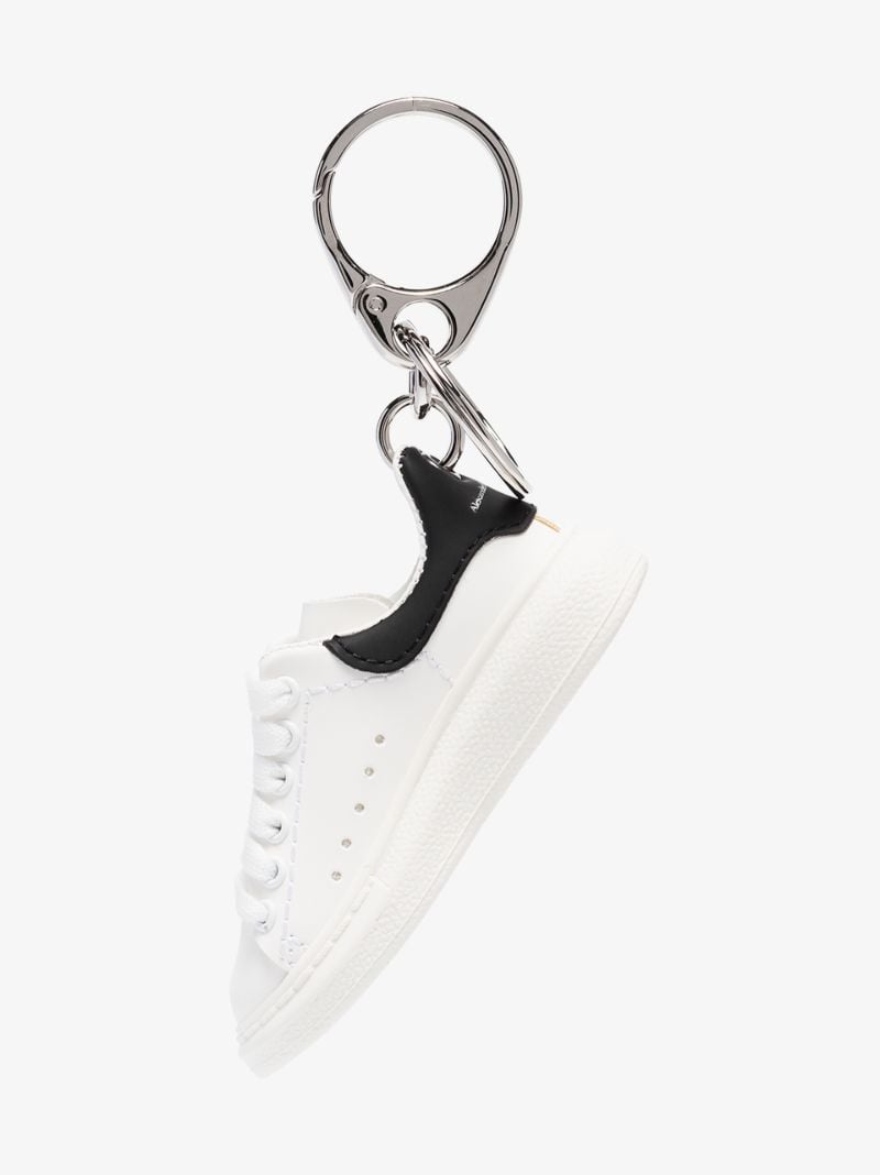 White and Black Oversized Sneaker Keyring