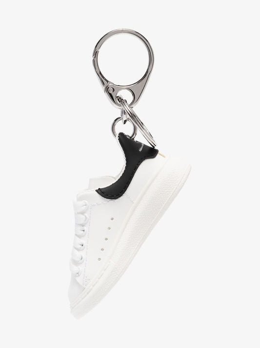 White and Black Oversized Sneaker Keyring