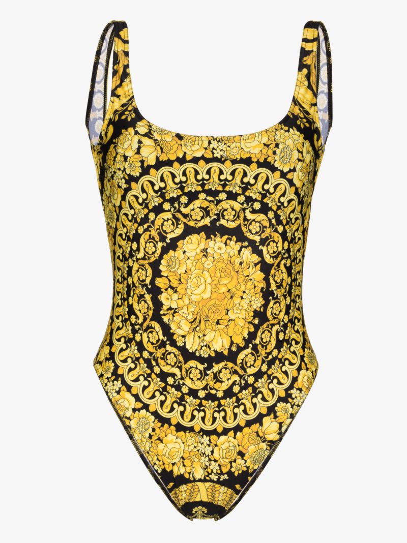 Baroque Print Swimsuit