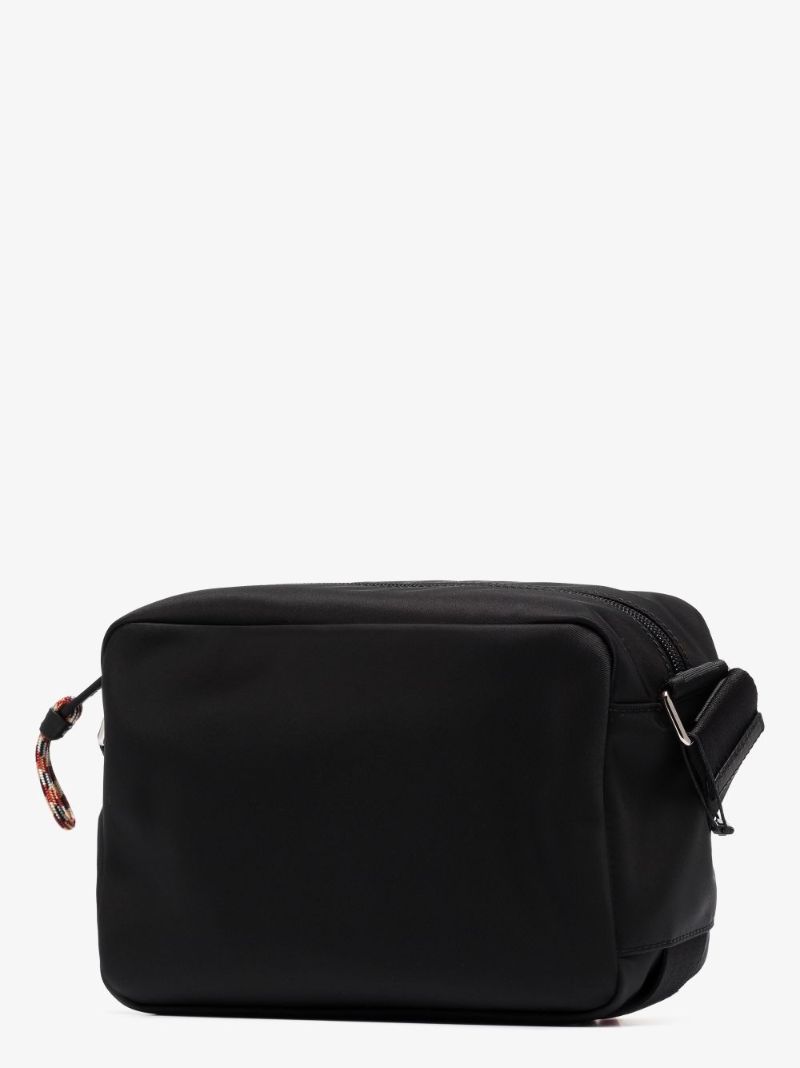 Black Logo Cross Body Bag
