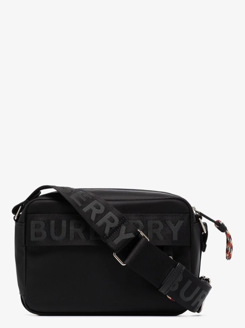 Black Logo Cross Body Bag