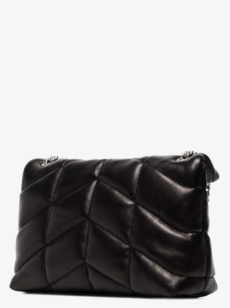 Black Loulou Puffer Toy Leather Shoulder Bag