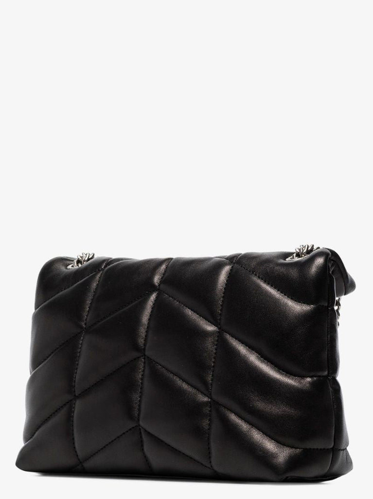 Black Loulou Puffer Toy Leather Shoulder Bag