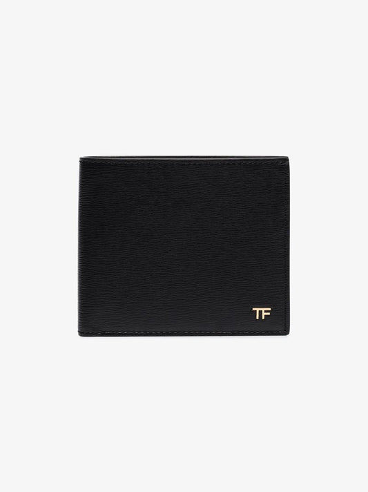Black Leather Billfold Wallet