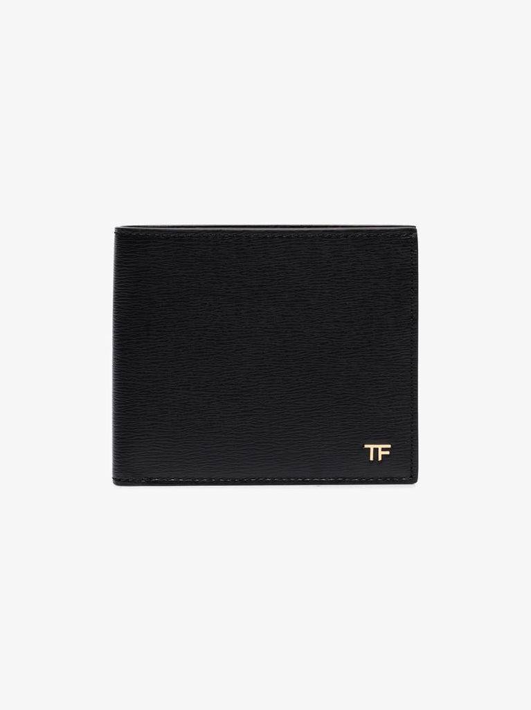 Black Leather Billfold Wallet
