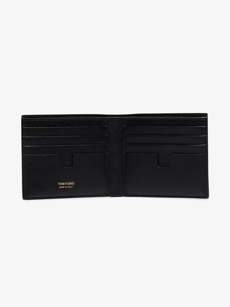 Black Leather Billfold Wallet