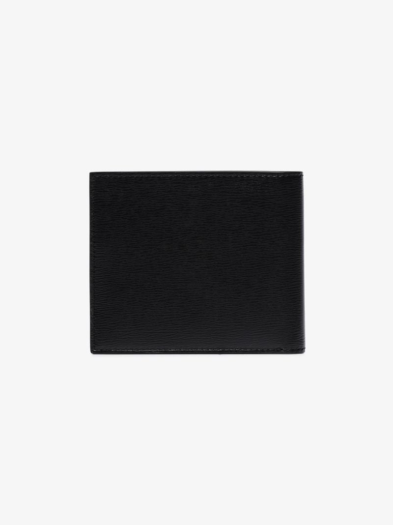 Black Leather Billfold Wallet