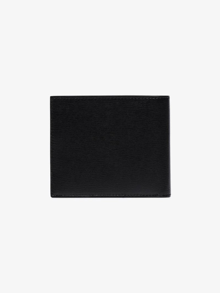 Black Leather Billfold Wallet