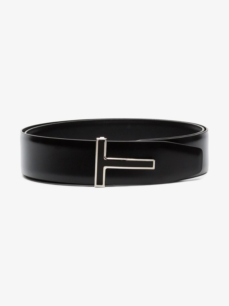 Black Reversible Leather Belt