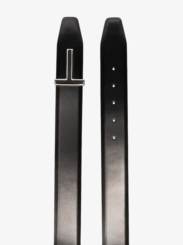 Black Reversible Leather Belt