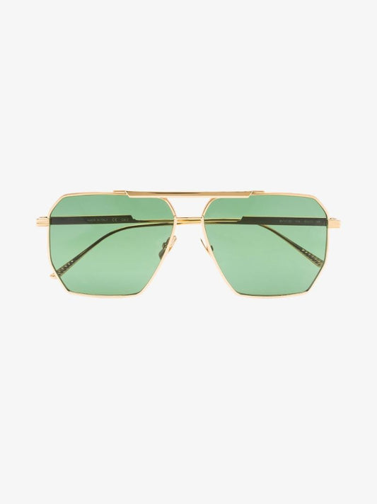 Gold-tone Bond Pilot-frame Sunglasses