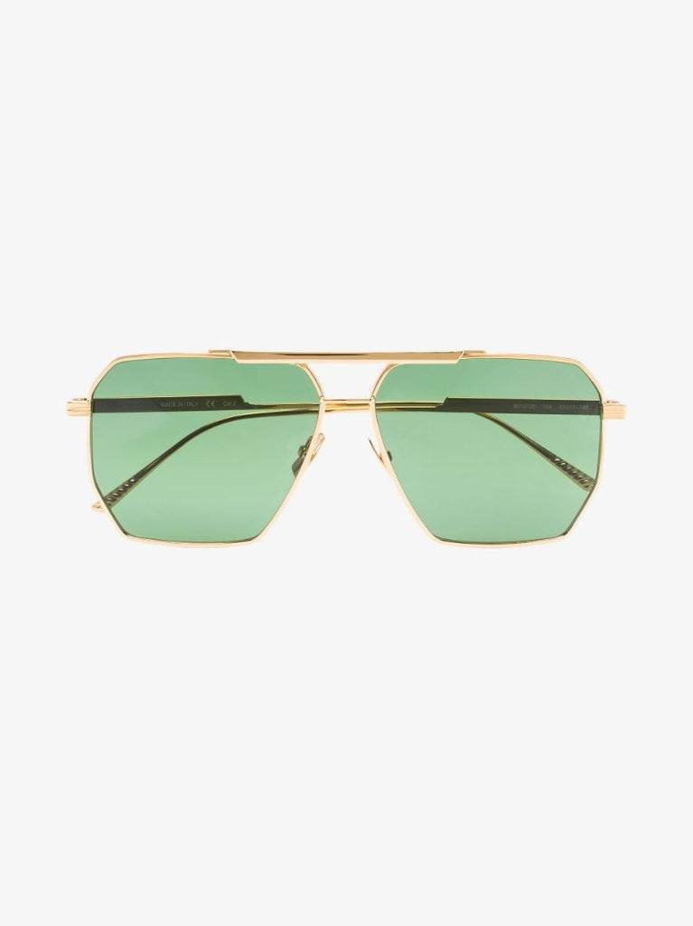 Gold-tone Bond Pilot-frame Sunglasses