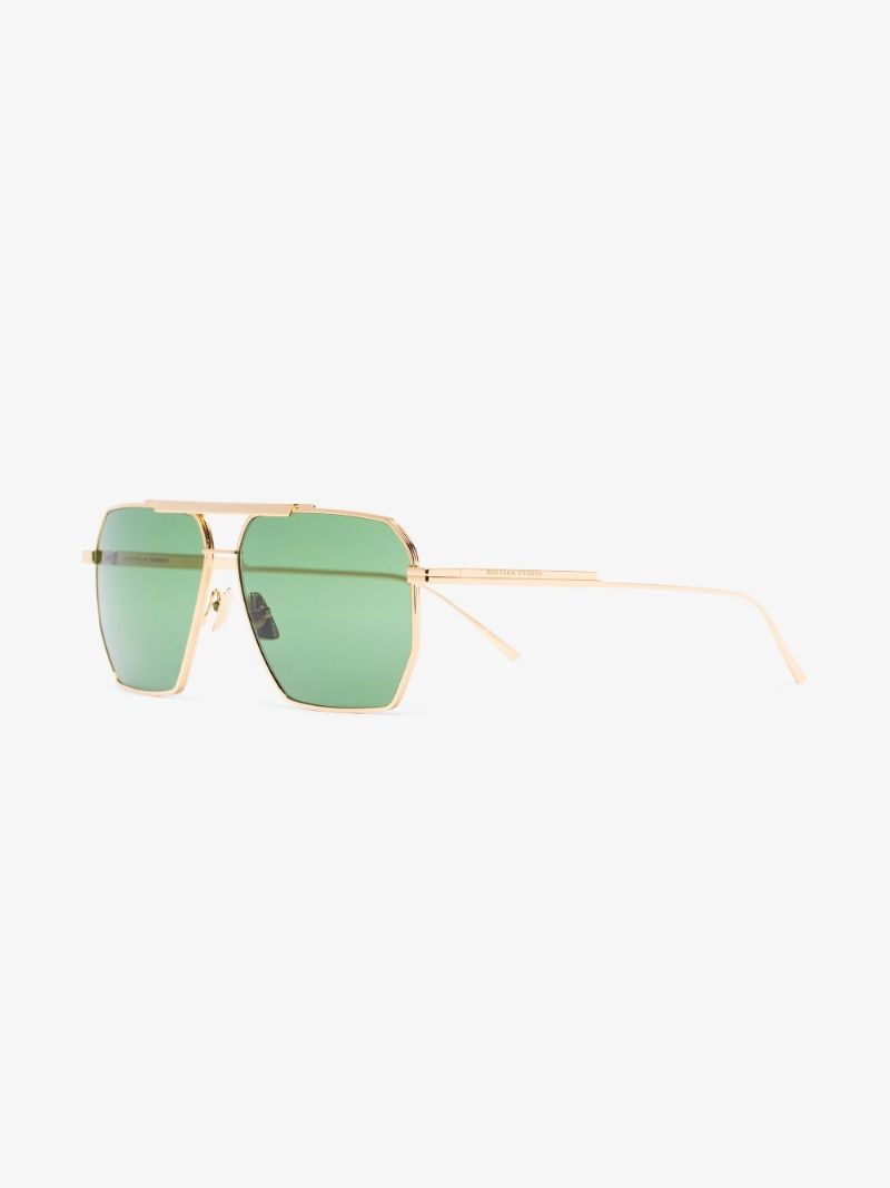Gold-tone Bond Pilot-frame Sunglasses
