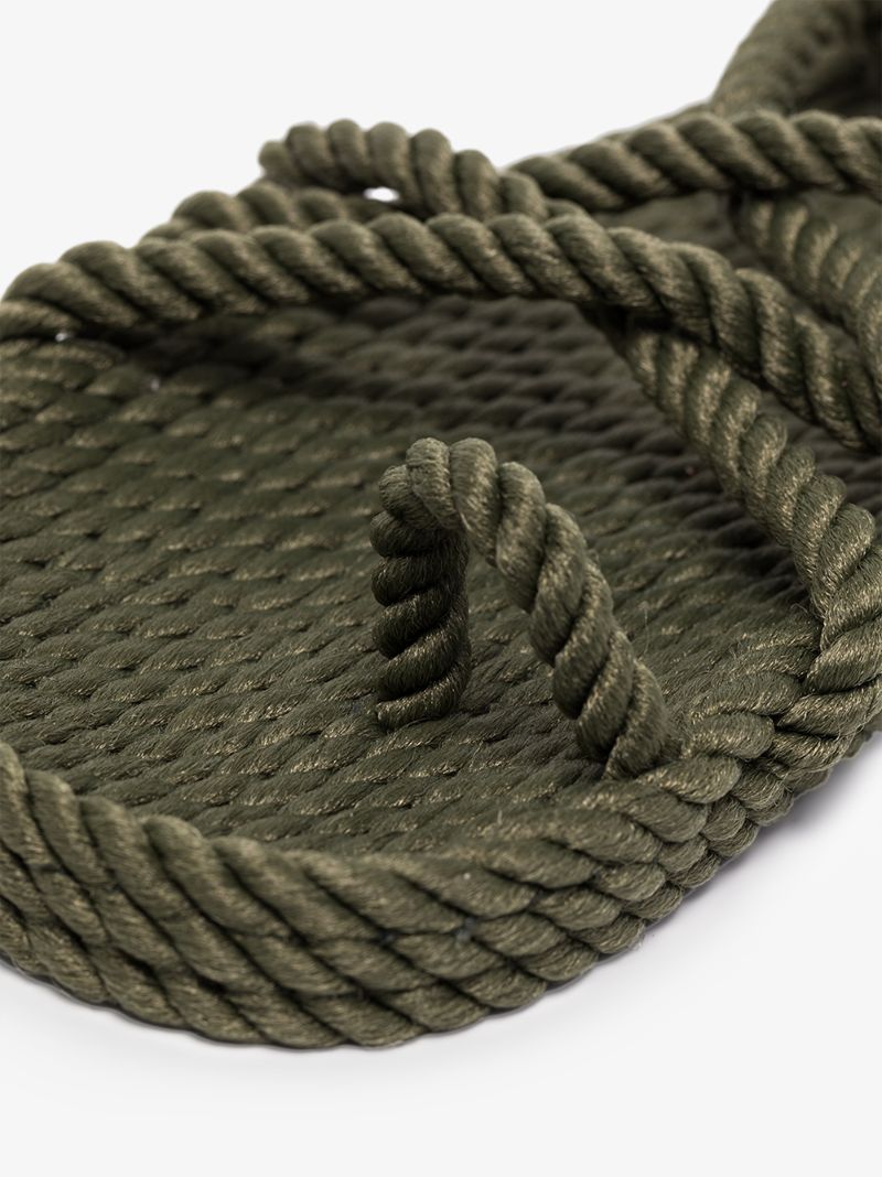 Green Toe Joe Rope Sandals