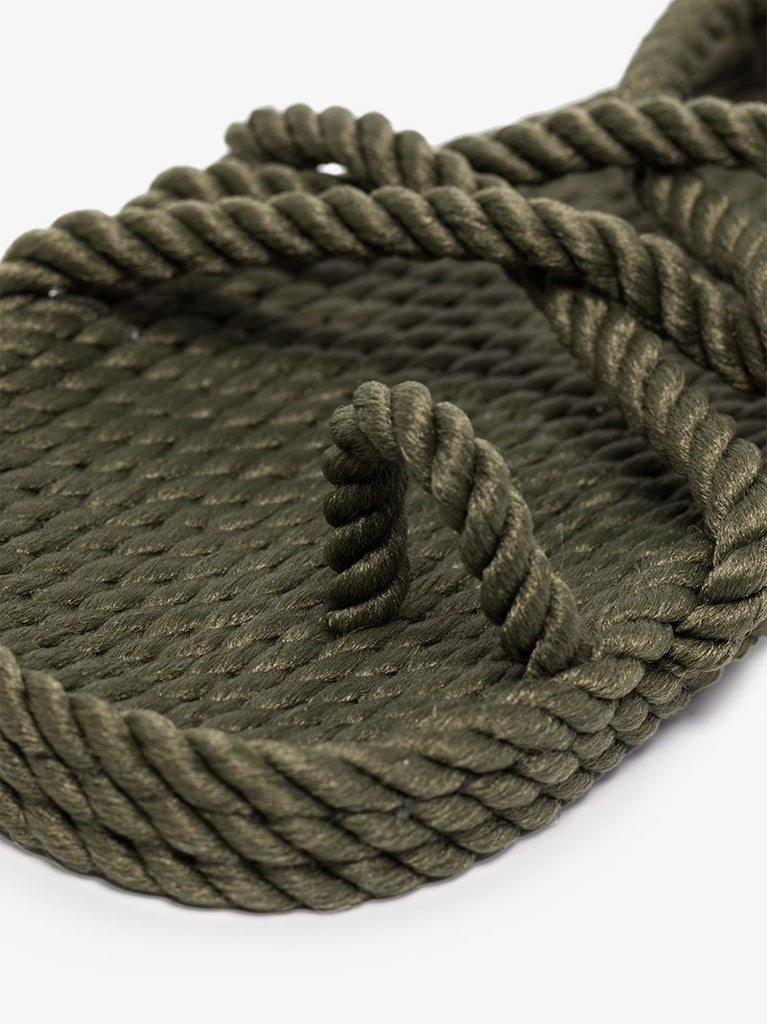 Green Toe Joe Rope Sandals