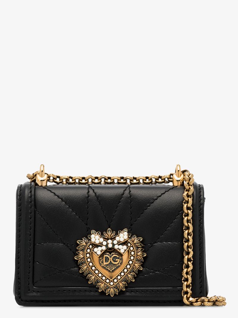Black Devotion Micro Quilted Leather Bag