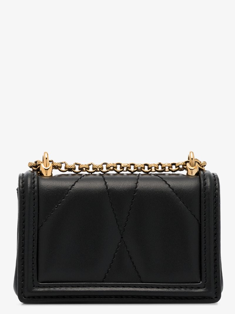 Black Devotion Micro Quilted Leather Bag