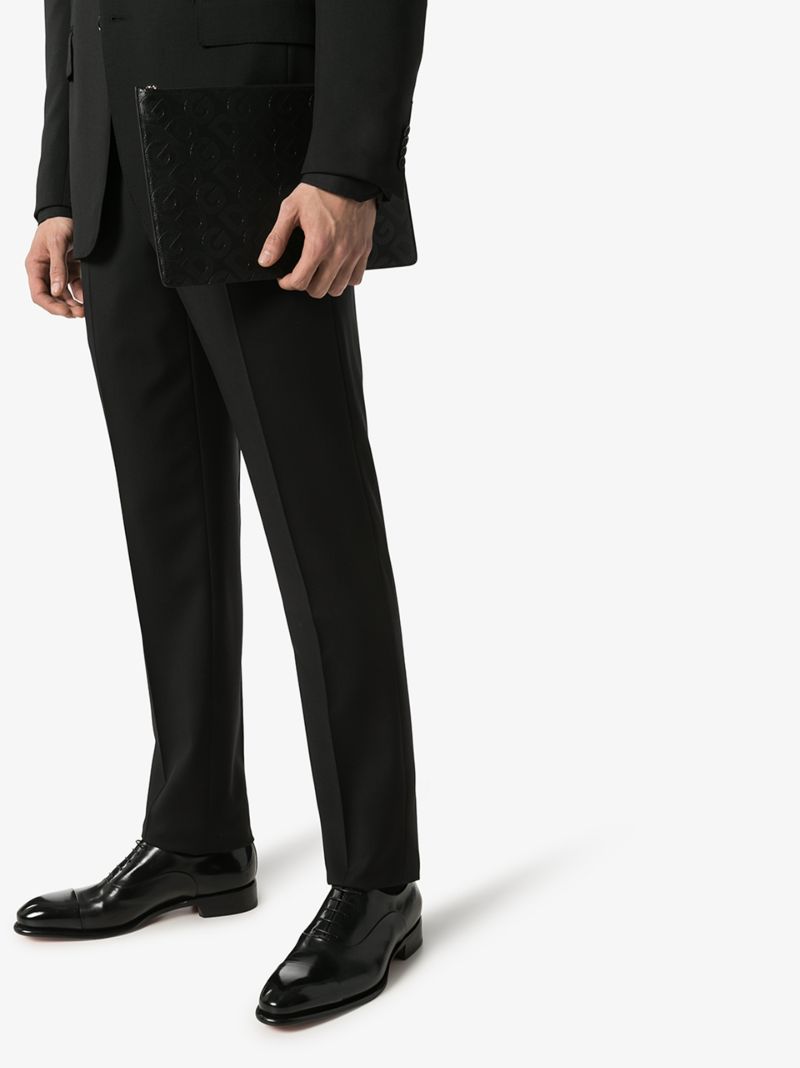 Black Classic Leather Oxford Shoes