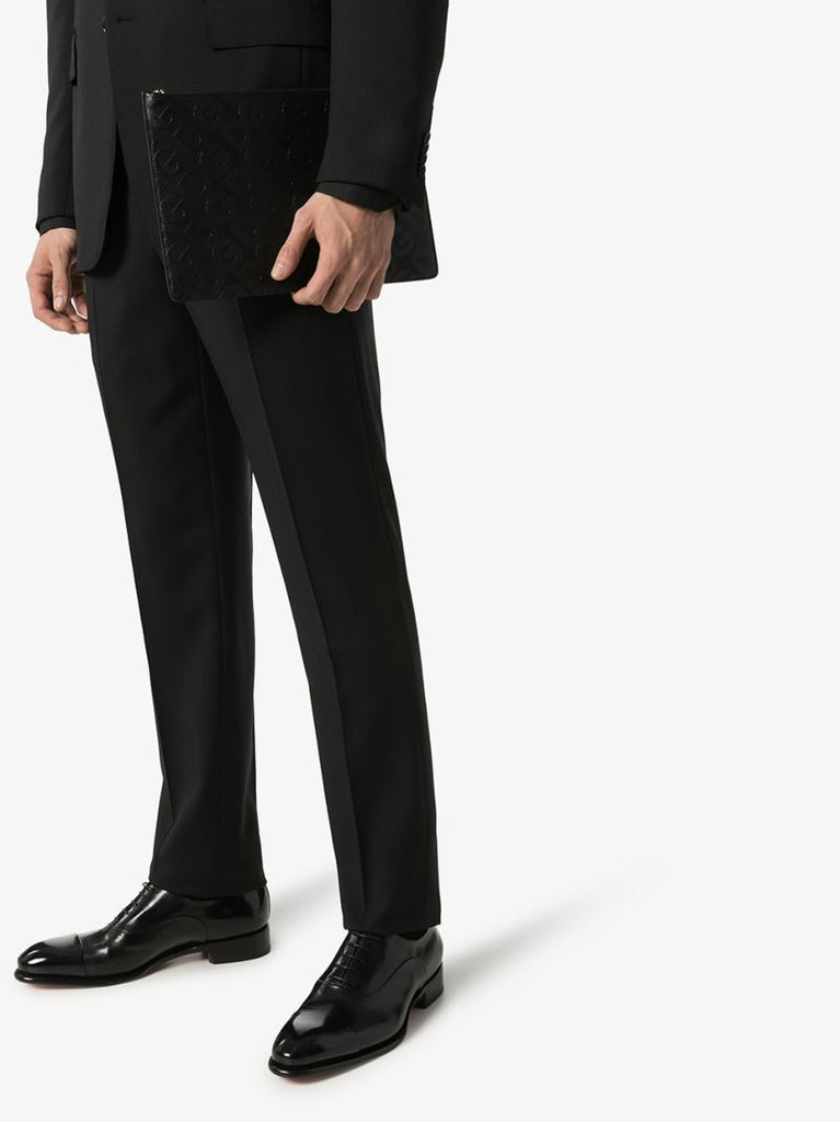 Black Classic Leather Oxford Shoes