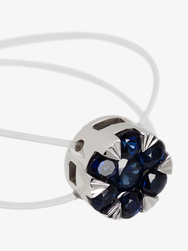 18k White Gold Imagine Sapphire Cluster Ring