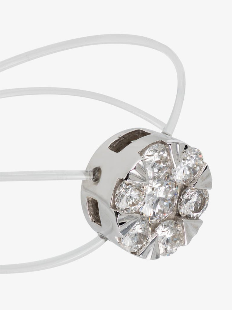 18k White Gold Imagine Diamond Cluster Ring