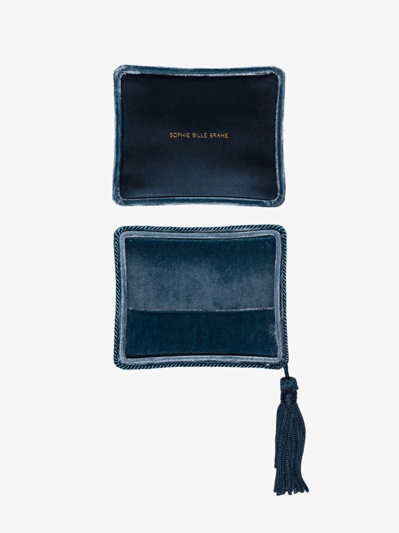 Blue Velvet Jewellery Box