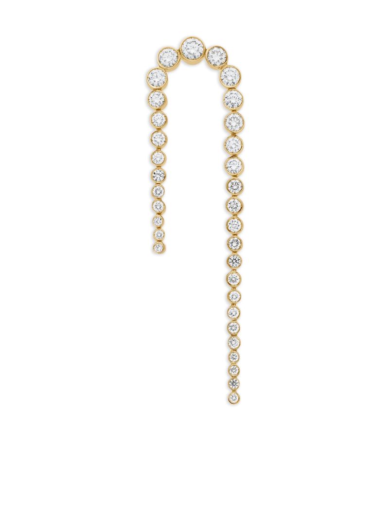 18kt Yellow Gold Ensemble De Coeur Earring