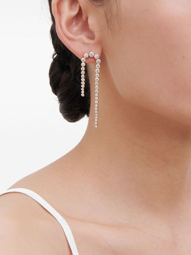 18kt Yellow Gold Ensemble De Coeur Earring