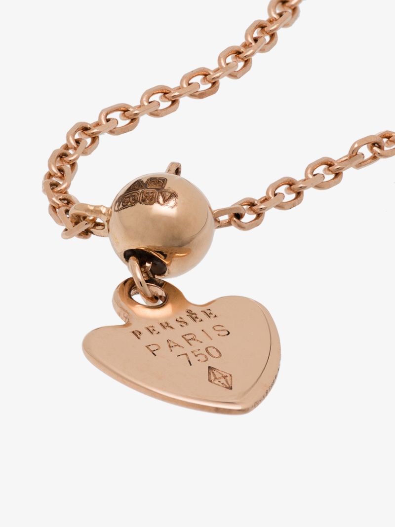 18k Rose Gold Diamond Chain Ring
