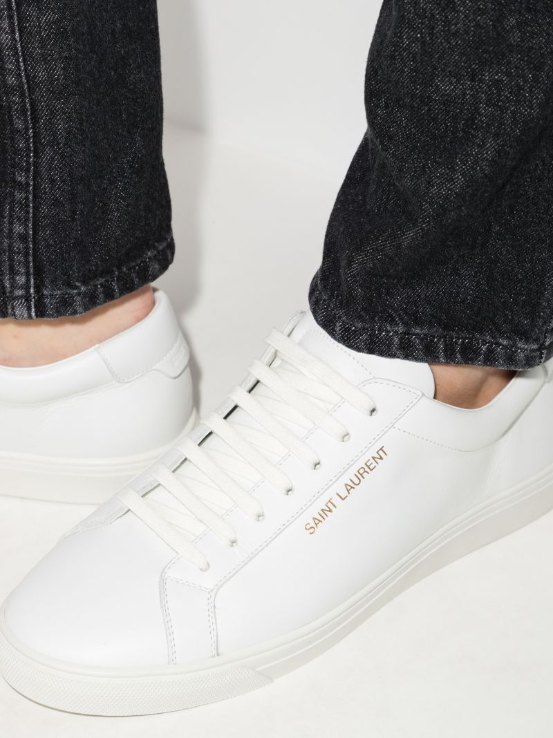 White Andy Leather Sneakers