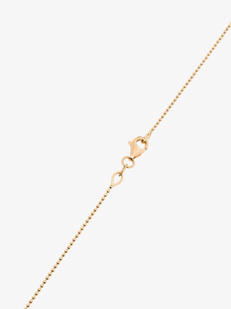 18k Yellow Gold Star Diamond Pendant Necklace