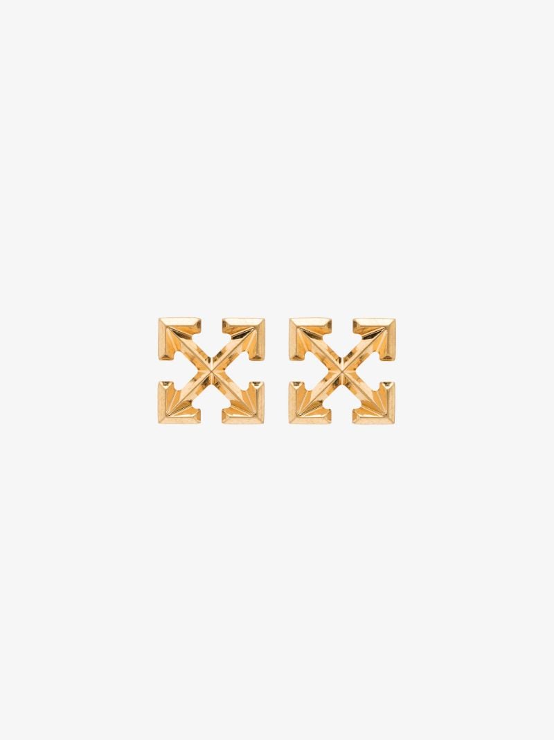 Gold Tone Mini Arrow Earrings