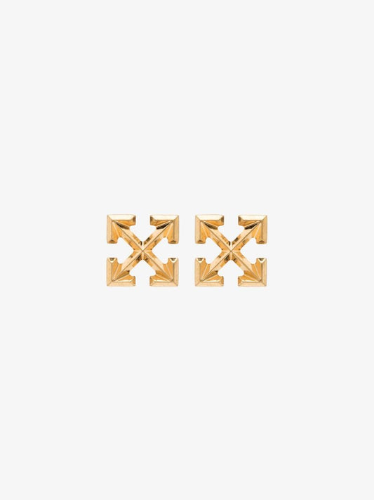 Gold Tone Mini Arrow Earrings