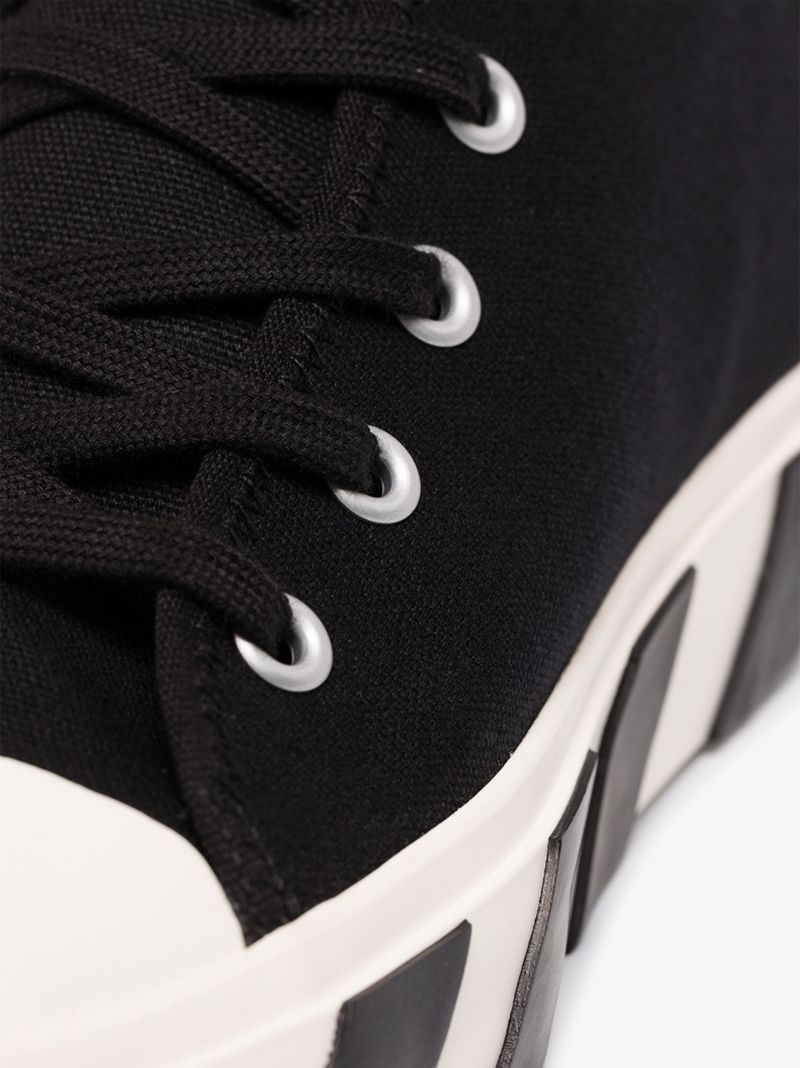 Black Arrows Mid Top Sneakers