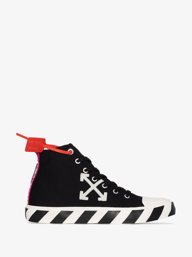 Black Arrows Mid Top Sneakers